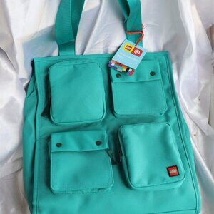 NEW LEGO Collection x Target Weekender Tote Utility Bag Discontinued Rare, Green
